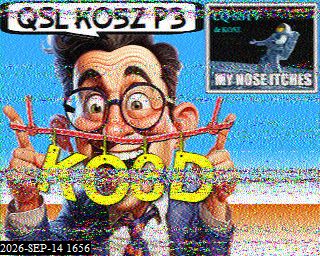 SSTV image from KP4TR_20M