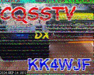 SSTV image from KP4TR_20M