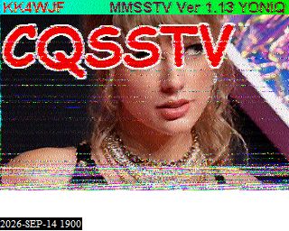 SSTV image from KP4TR_20M