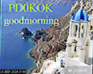 SSTV image from PA3BHW_2M
