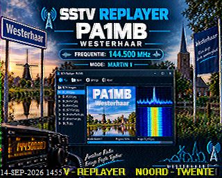SSTV image from PA3BHW_2M