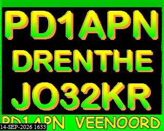 SSTV image from PA3BHW_2M
