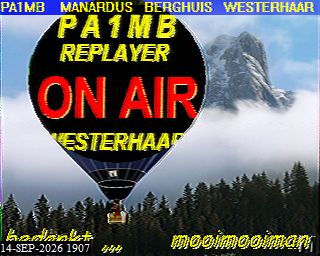 SSTV image from PA3BHW_2M