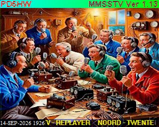 SSTV image from PA3BHW_2M