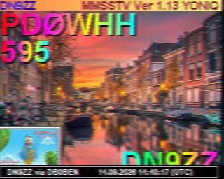 SSTV image from PC1K_2M