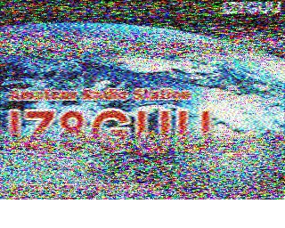 SSTV image from PD2PW_20M