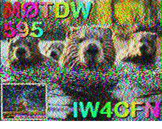 SSTV image from PD2PW_20M