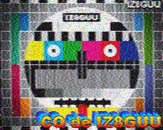 SSTV image from PD2PW_20M