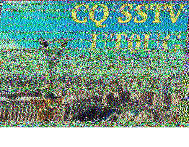 SSTV image from PD2PW_20M