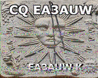 SSTV image from PD2PW_20M