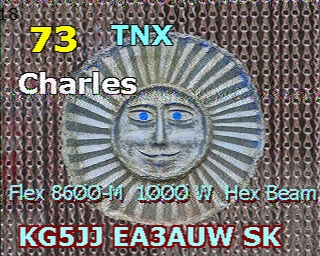 SSTV image from PD2PW_20M