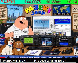 SSTV image from PI1DFT_2M