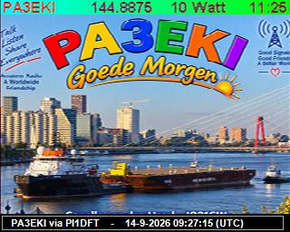SSTV image from PI1DFT_2M