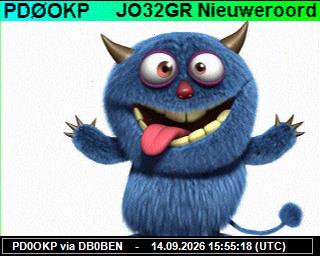 SSTV image from PI1DFT_2M