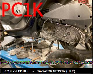 SSTV image from PI1DFT_2M