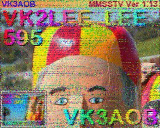 SSTV image from VK2KDK_2M
