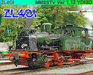 SSTV image from VK3DNH_2M