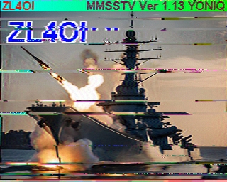 SSTV image from VK3DNH_2M