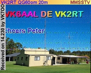 SSTV image from VK7OO_20M