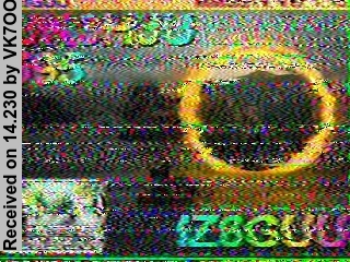 SSTV image from VK7OO_20M