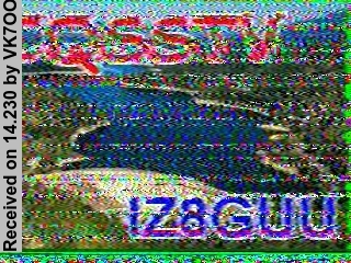 SSTV image from VK7OO_20M