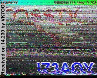 SSTV image from VK7OO_20M