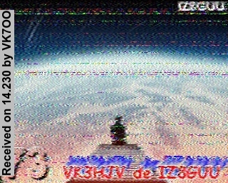 SSTV image from VK7OO_20M