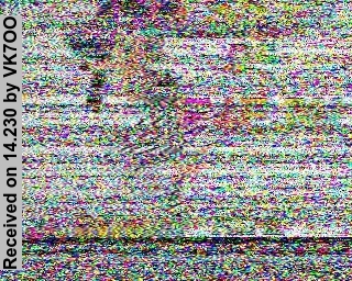 SSTV image from VK7OO_20M