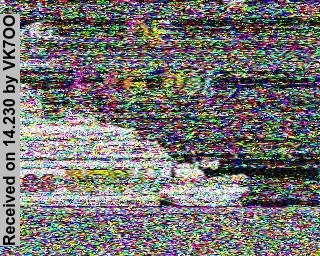 SSTV image from VK7OO_20M