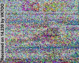 SSTV image from VK7OO_20M