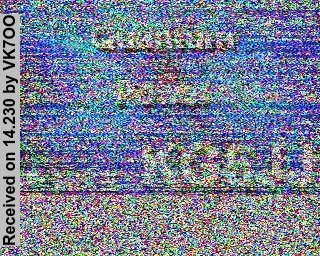 SSTV image from VK7OO_20M