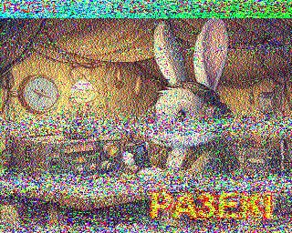 SSTV image from IU0FBK_20M