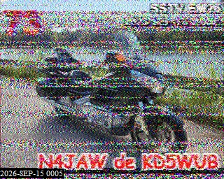 SSTV image from KO6KL_20M