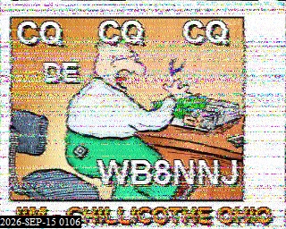 SSTV image from KO6KL_20M
