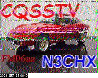 SSTV image from KP4TR_20M
