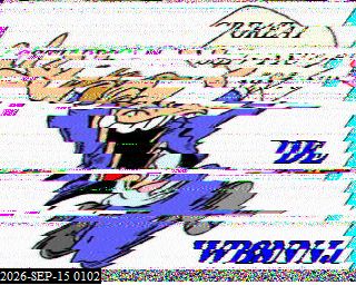 SSTV image from KP4TR_20M