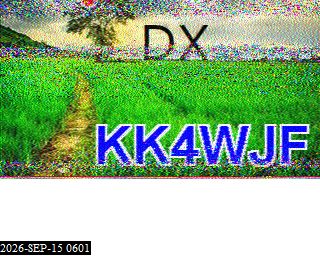 SSTV image from KP4TR_20M