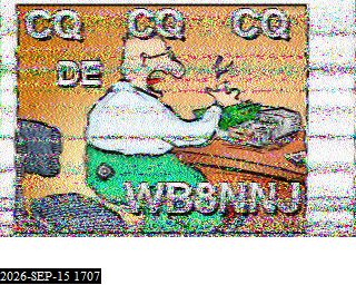 SSTV image from KP4TR_20M