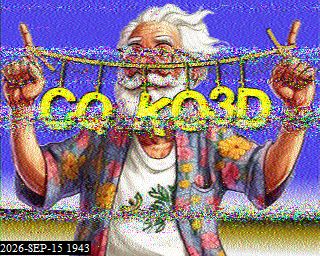 SSTV image from KP4TR_20M