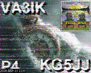 SSTV image from KP4TR_20M