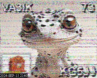 SSTV image from KP4TR_20M