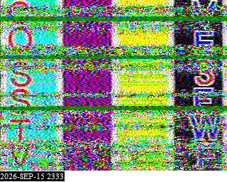 SSTV image from KP4TR_20M