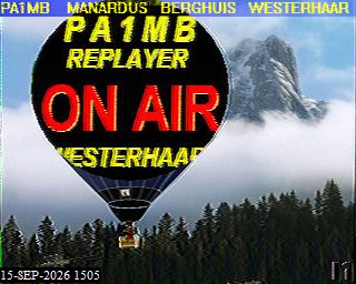 SSTV image from PA3BHW_2M