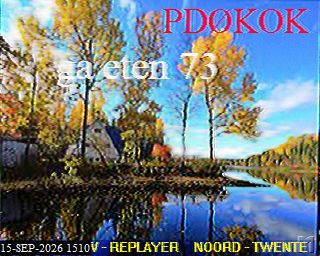 SSTV image from PA3BHW_2M