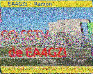 SSTV image from PD2PW_20M