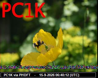 SSTV image from PI1DFT_2M