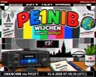 SSTV image from PI1DFT_2M