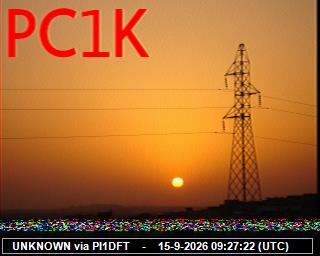 SSTV image from PI1DFT_2M