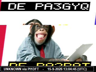 SSTV image from PI1DFT_2M