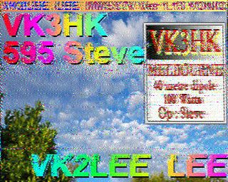 SSTV image from VK2DGH_2M